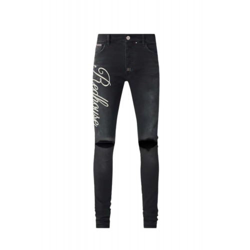 BLUGI REDHOUSE, Logo Slim Denim, Black BLUGI REDHOUSE, Logo Slim Denim, Black