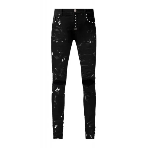 Blugi Redhouse, ЯH STUDS SLIM,Negru