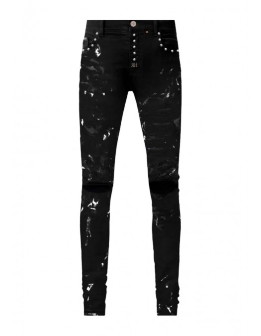 Blugi Redhouse, ЯH STUDS SLIM,Negru - RHWZ95 Blugi Redhouse, ЯH STUDS SLIM,Negru - RHWZ95