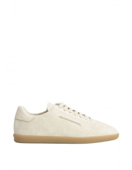 Sneakers ZEGNA, 232 Suede Sneakers In Cream Leather - RLHSPYS8218ZPANE2
