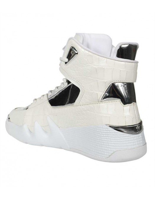Sneakers Giuseppe Zanotti, Talon High Top, Silver - RM00054001