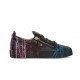 Sneakers GIUSEPPE ZANOTTI, Negru, Insertii colorate - RM10020006