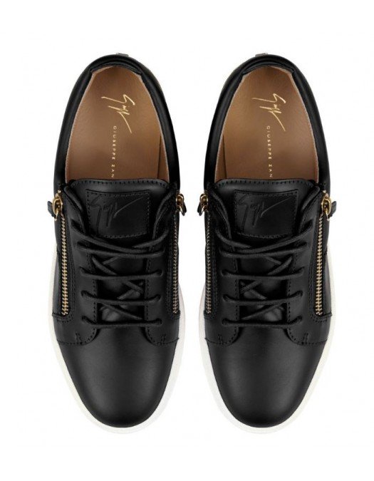 Sneakers GIUSEPPE ZANOTTI, Gold and Black Frankie Steel - RM10036001