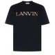 Tricou Lanvin, Curb Print, Negru - RMTS0005J207A2210