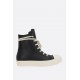 SNEAKERS RICK OWENS, High Top, Smooth Leather, Black - RU01E5890LCO911