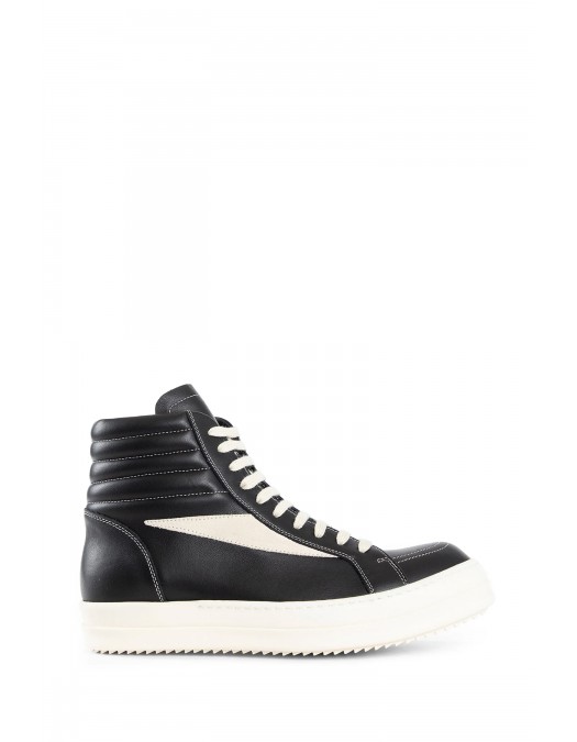 SNEAKERS RICK OWENS, Hollywood High Vintage, Black - RU01E5896LCOLVS911