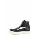 SNEAKERS RICK OWENS, Hollywood High Vintage, Black - RU01E5896LCOLVS911