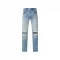 Blugi Redhouse, Strainght Denim, White Details, Faded Blue