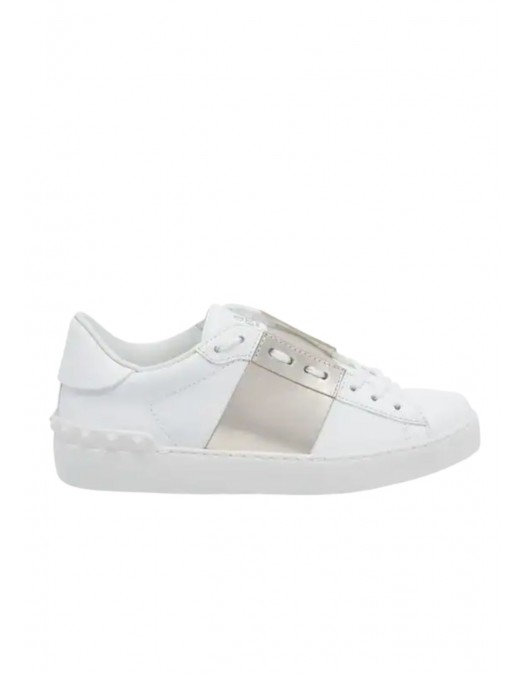 Sneakers VALENTINO GARAVANI, rockstud open sneakers - gold - S0781FLRL71