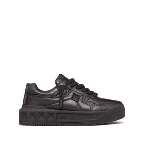 Sneakers VALENTINO, One Stud XL, Leather, Full Black