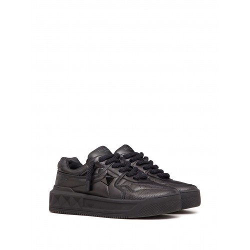 Sneakers VALENTINO, One Stud XL, Leather, Full Black Sneakers VALENTINO, One Stud XL, Leather, Full Black
