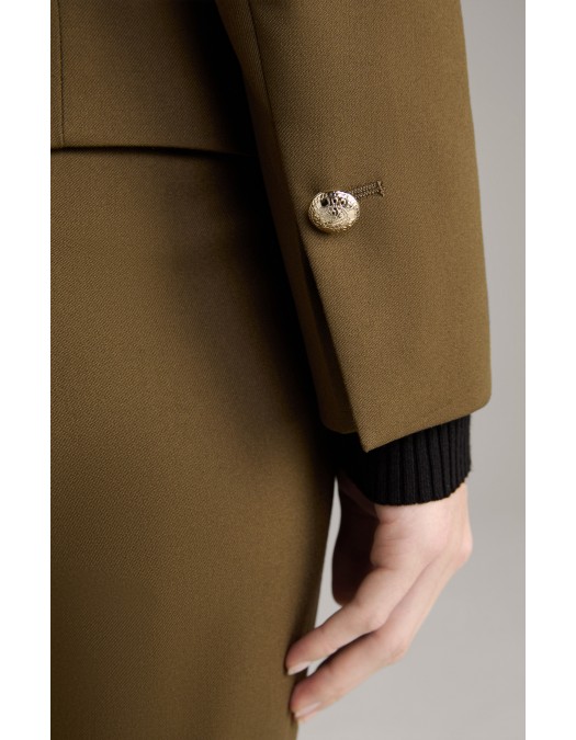 Sacou JOOP, Slim Fit, Cropped Blazer, Olive - S10018287