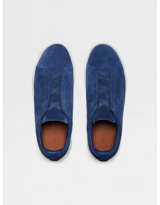 Sneakers Zegna, Low Top Albastru - S4667ZLHSOYBCP