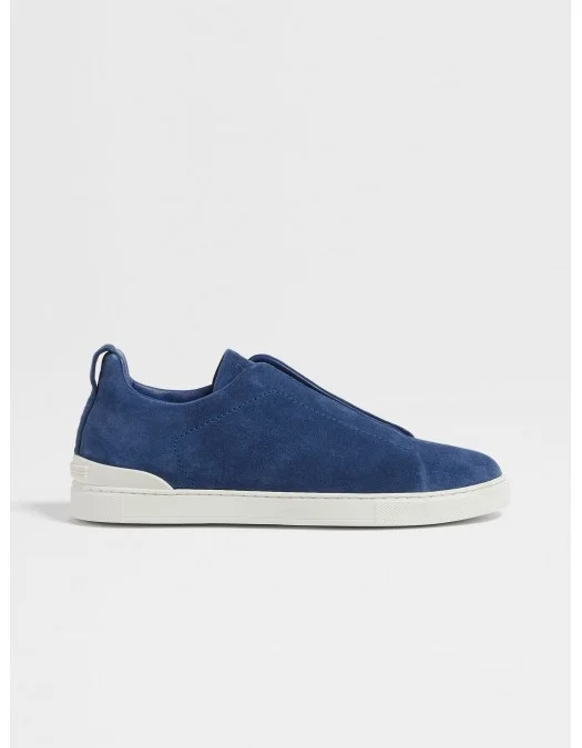Sneakers Zegna, Low Top Albastru - S4667ZLHSOYBCP