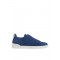 Sneakers Zegna, Low Top ,Triple Stitch,Albastru