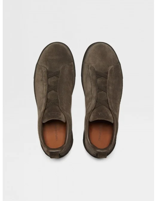 Sneakers Zegna, Low Top, Triple Stitch, Full Brown S4667ZLHSOYLVV - S4667ZLHSOYLVV Sneakers Zegna, Low Top, Triple Stitch, Full Brown S4667ZLHSOYLVV - S4667ZLHSOYLVV
