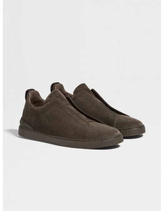 Sneakers Zegna, Low Top, Triple Stitch, Full Brown S4667ZLHSOYLVV - S4667ZLHSOYLVV Sneakers Zegna, Low Top, Triple Stitch, Full Brown S4667ZLHSOYLVV - S4667ZLHSOYLVV