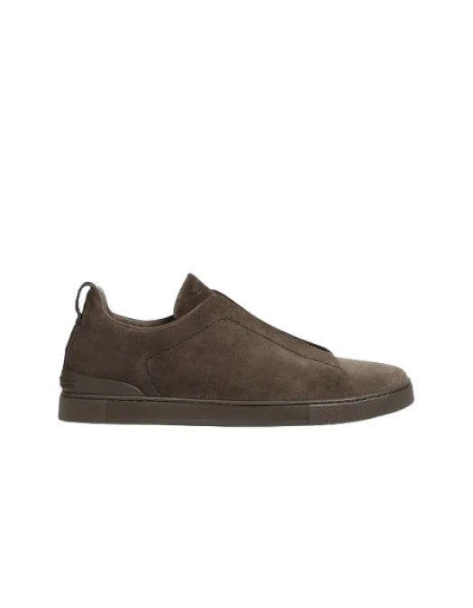 Sneakers Zegna, Low Top, Triple Stitch, Full Brown S4667ZLHSOYLVV - S4667ZLHSOYLVV Sneakers Zegna, Low Top, Triple Stitch, Full Brown S4667ZLHSOYLVV - S4667ZLHSOYLVV