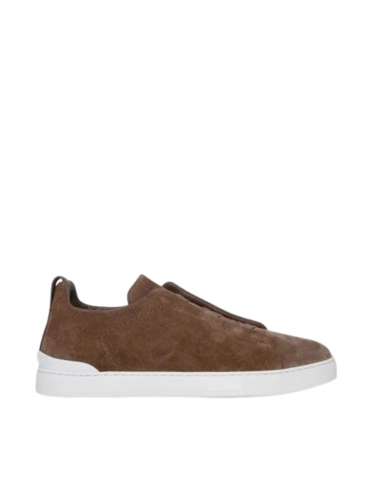 Sneakers Zegna, Low TopTriple Stitch  Brown - S4667ZLHSOYMAR