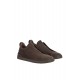 Sneakers Zegna, Low Top, Triple Stitch, Full Brown S4667ZLHSOYLVV - S4667ZLHSOYLVV