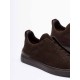 Sneakers Zegna, Low Top, Triple Stitch, Full Dark Brown - S4667ZLHSOYTDM