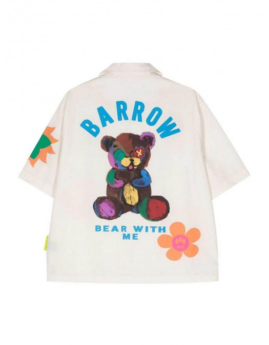 Camasa BARROW,  Bear Print, Beige - S4BWUASI059BW009