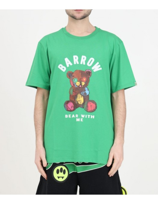 TRICOU BARROW, Bear With Me, Green - S4BWUATH040BW012