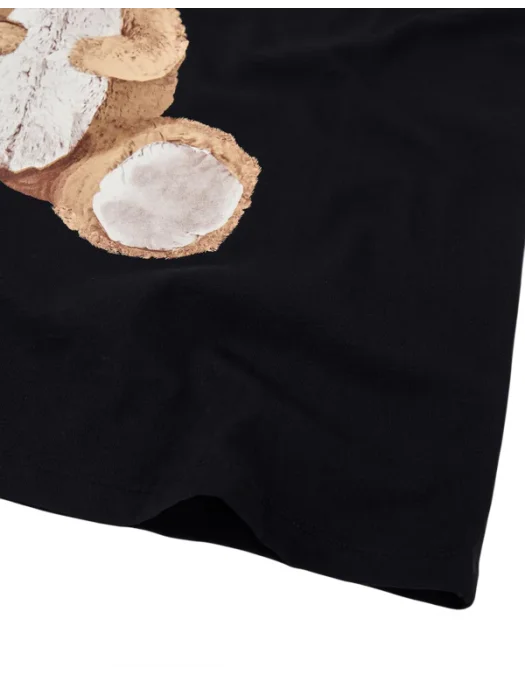 TRICOU BARROW, Bear Design Print, Black - S4BWUATH145110 TRICOU BARROW, Bear Design Print, Black - S4BWUATH145110