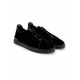 Sneakers Zegna, Low Top, Triple Stitch, Dark Black - S5377ZLHVELNER