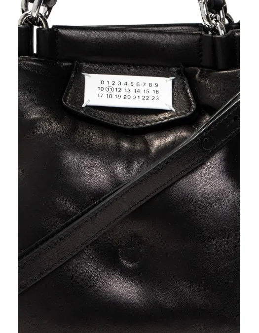 Geanta MAISON MARGIELA, Tote, Glam Slam, Small, Black - S56WD0133P4300T8013 Geanta MAISON MARGIELA, Tote, Glam Slam, Small, Black - S56WD0133P4300T8013