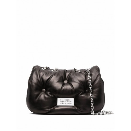 Geanta MAISON MARGIELA, Shoulder, Glam Slam Flap, Medium, Black Geanta MAISON MARGIELA, Shoulder, Glam Slam Flap, Medium, Black