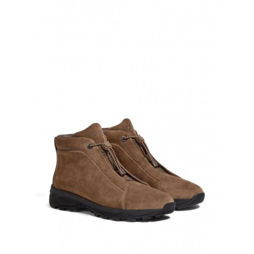 Sneakers Zegna, Triple Stitch Vetta, Leather, Brown Sneakers Zegna, Triple Stitch Vetta, Leather, Brown