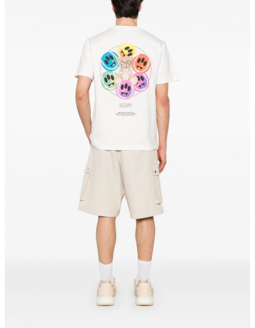 TRICOU BARROW, Graphic Design, Color Print, White - S5BWUATH053002 TRICOU BARROW, Graphic Design, Color Print, White - S5BWUATH053002