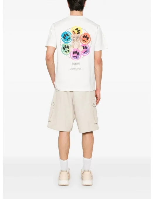 TRICOU BARROW, Graphic Design, Color Print, White - S5BWUATH053002 TRICOU BARROW, Graphic Design, Color Print, White - S5BWUATH053002