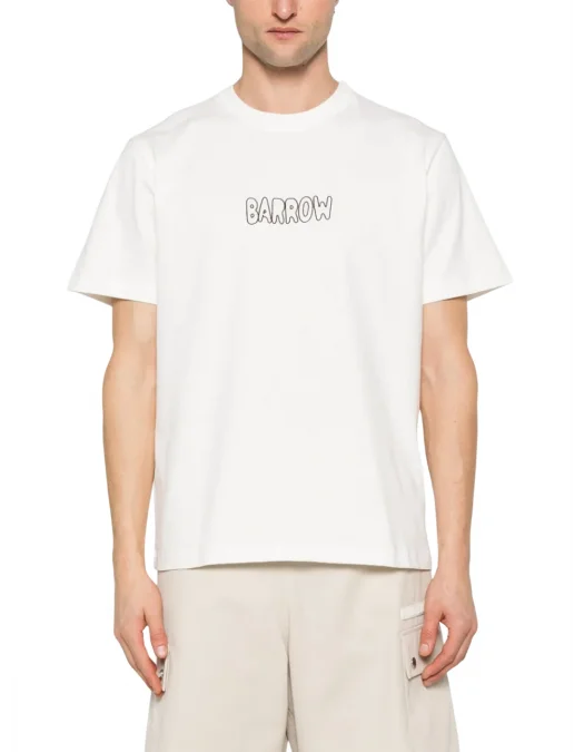 TRICOU BARROW, Graphic Design, Color Print, White - S5BWUATH053002 TRICOU BARROW, Graphic Design, Color Print, White - S5BWUATH053002