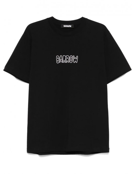 TRICOU BARROW, Graphic Design, Color Print, Black - S5BWUATH053110 TRICOU BARROW, Graphic Design, Color Print, Black - S5BWUATH053110