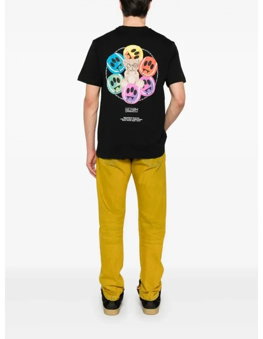 TRICOU BARROW, Graphic Design, Color Print, Black - S5BWUATH053110 TRICOU BARROW, Graphic Design, Color Print, Black - S5BWUATH053110