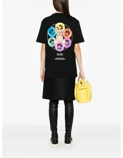 TRICOU BARROW, Graphic Design, Color Print, Black - S5BWUATH053110 TRICOU BARROW, Graphic Design, Color Print, Black - S5BWUATH053110