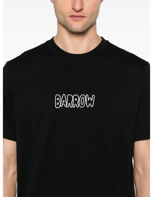 TRICOU BARROW, Graphic Design, Color Print, Black - S5BWUATH053110 TRICOU BARROW, Graphic Design, Color Print, Black - S5BWUATH053110