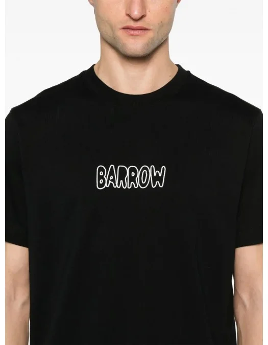 TRICOU BARROW, Graphic Design, Color Print, Black - S5BWUATH053110 TRICOU BARROW, Graphic Design, Color Print, Black - S5BWUATH053110