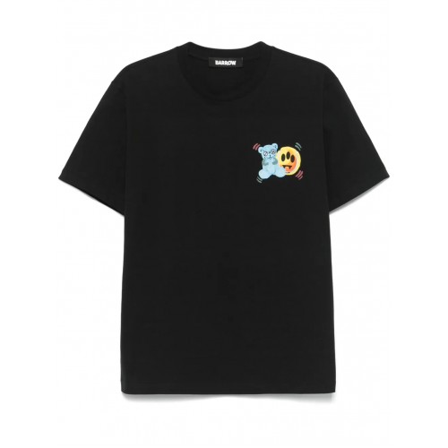 TRICOU BARROW, Color Teddy Bear Print, Black TRICOU BARROW, Color Teddy Bear Print, Black