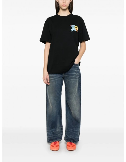 TRICOU BARROW, Color Teddy Bear Print, Black - S5BWUATH058110 TRICOU BARROW, Color Teddy Bear Print, Black - S5BWUATH058110