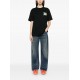 TRICOU BARROW, Color Teddy Bear Print, Black - S5BWUATH058110 TRICOU BARROW, Color Teddy Bear Print, Black - S5BWUATH058110