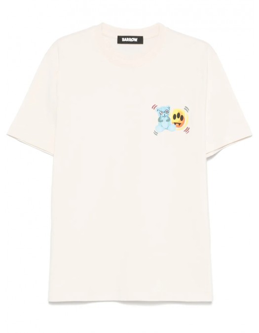 TRICOU BARROW, Color Teddy Bear Print, White - S5BWUATH058BW029 TRICOU BARROW, Color Teddy Bear Print, White - S5BWUATH058BW029
