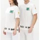TRICOU BARROW, Text Print, Logo Insert, White - S5BWUATH060002 TRICOU BARROW, Text Print, Logo Insert, White - S5BWUATH060002