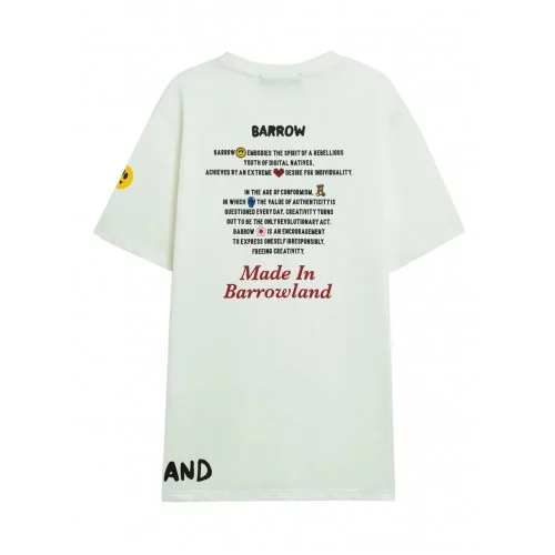 TRICOU BARROW, Text Print, Logo Insert, White