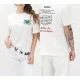 TRICOU BARROW, Text Print, Logo Insert, White - S5BWUATH060002 TRICOU BARROW, Text Print, Logo Insert, White - S5BWUATH060002