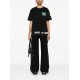 TRICOU BARROW, Text Print, Logo Insert, Black - S5BWUATH060110 TRICOU BARROW, Text Print, Logo Insert, Black - S5BWUATH060110