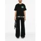 TRICOU BARROW, Text Print, Logo Insert, Black - S5BWUATH060110