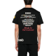 TRICOU BARROW, Text Print, Logo Insert, Black - S5BWUATH060110 TRICOU BARROW, Text Print, Logo Insert, Black - S5BWUATH060110